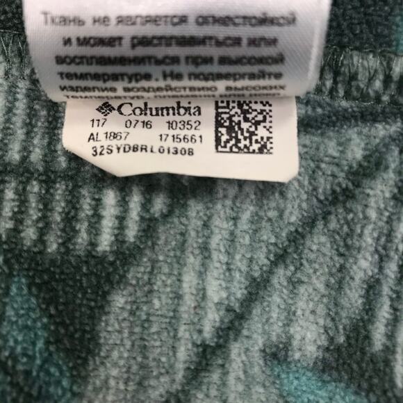 COLUMBIA Mountain Side Benton Springs T-Snap Fleece Pullover Women M Outdoor Y2K - Picture 10 of 13